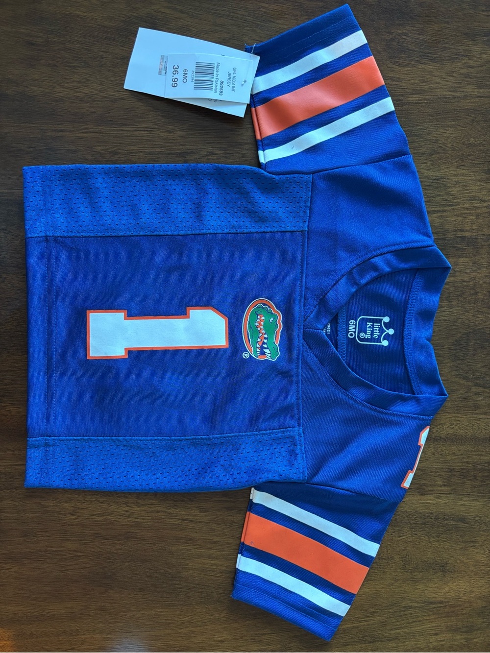 Florida Gators Kids Blue Jersey Tee with Orange & White Accents